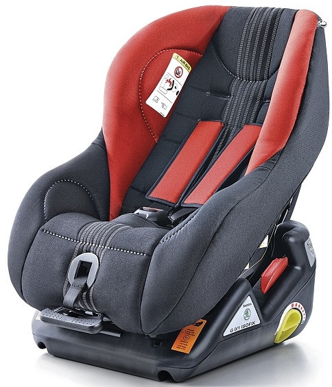 Детское автокресло Skoda Child Car Seat ISOFIX G 0/1, черно-красный