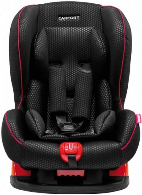 Кресло автомобильное детское Carfort MAXGUARD 01, черно-красный