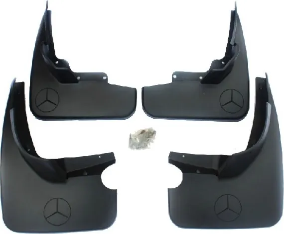 Брызговики Oem-Tuning (комплект передние + задние) для Mercedes-Benz M-Класс (ML 350) 2008-2011