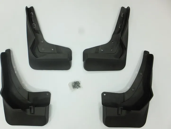 Брызговики Oem-Tuning (комплект передние + задние) без порогов для Mercedes-Benz GLE-Класс 2015-2018