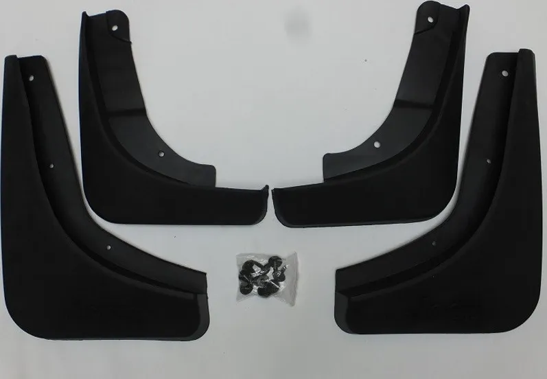 Брызговики Oem-Tuning (комплект передние + задние) для Jeep Cherokee KL 2014-2020