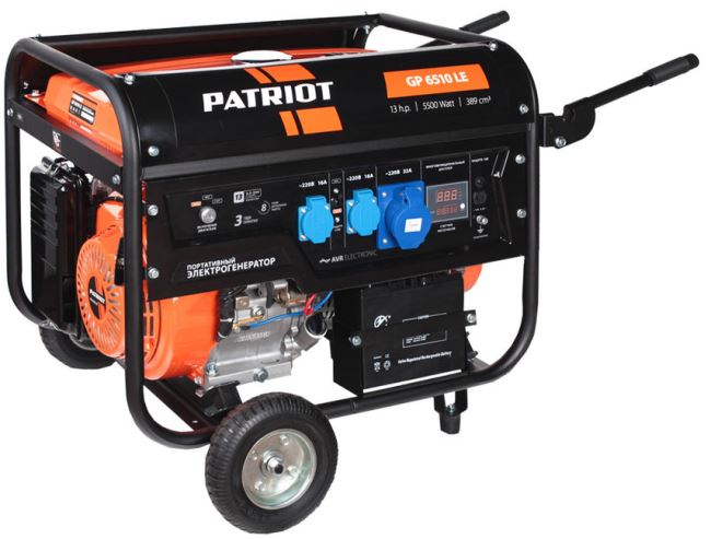Бензиновый генератор PATRIOT GP 6510LE 474101570