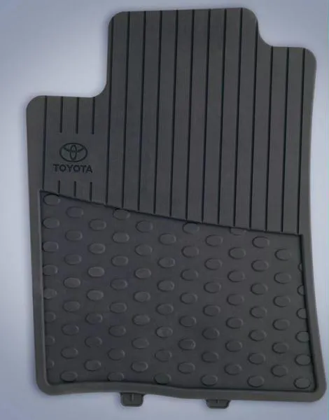 Коврик резиновый задний Тойота Мотор (оригинал) для салона Toyota Camry VII рестайлинг 2014-2020 Черный