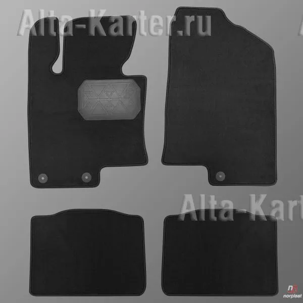 Коврики текстильные Норпласт в салон Mercedes-Benz Viano I W639 2004-2010 (1-й ряд)