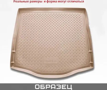 Коврик Норпласт для багажника Opel Astra H седан 2007-2015 Бежевый