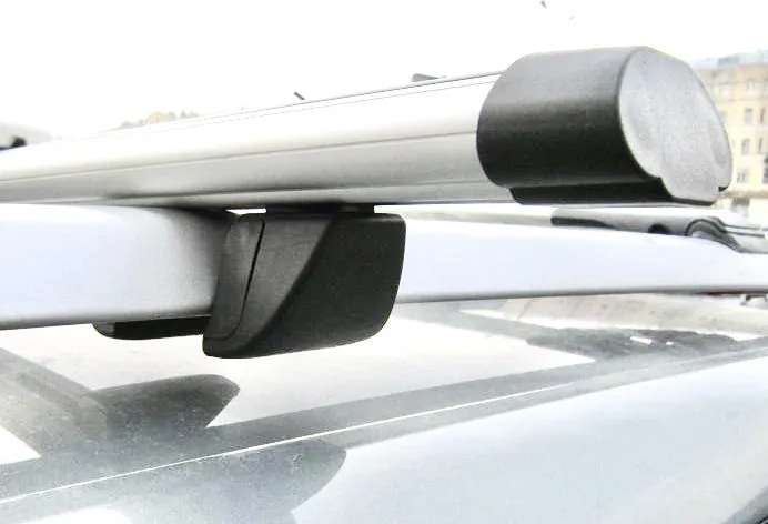 Багажник на рейлинги INTER Крепыш для Volkswagen Golf III универсал 1994-1998 (Аэродинамические дуги)