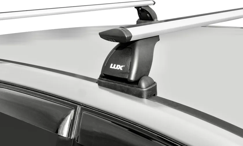 Багажник на крышу LUX на штатные места для Opel Meriva A 2002-2010 (Аэро-трэвэл дуги шириной 82 мм)