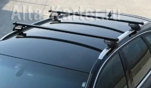 Багажник на интегрированные рейлинги Mont Blanc ReadyFit для Audi Q7 I универсал 2006-2014 (Прямоугольные дуги)