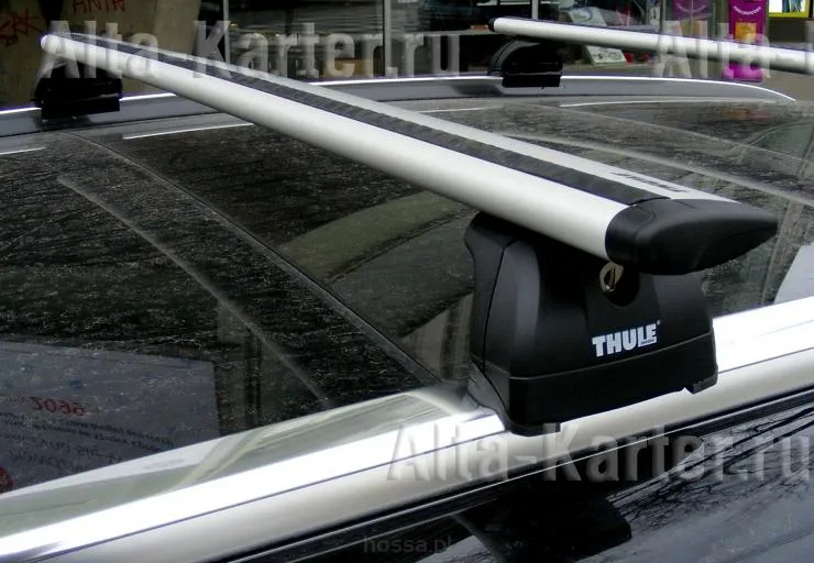 Багажник на интегрированные рейлинги Thule WingBar для Volkswagen Passat B8 универсал 2015-2020 (Wingbar дуги)