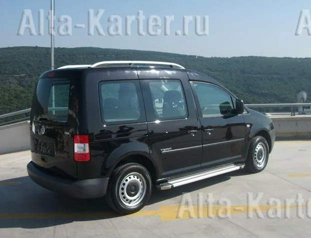 Рейлинги продольные Can Otomotiv для Volkswagen Caddy III 2010-2015 СЕРЕБРИСТЫЕ