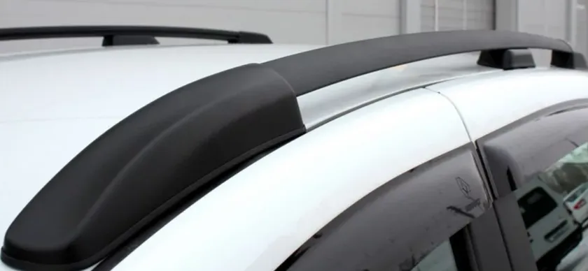 Рейлинги продольные (141,5 см) АПС для Renault Logan II 2014-2020 Черные