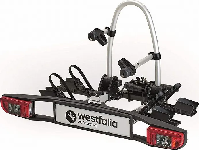 Велоплатформа Westfalia Portilo BC 60 на фаркоп для перевозки 2-х тяжелых велосипедов, модернизированная версия