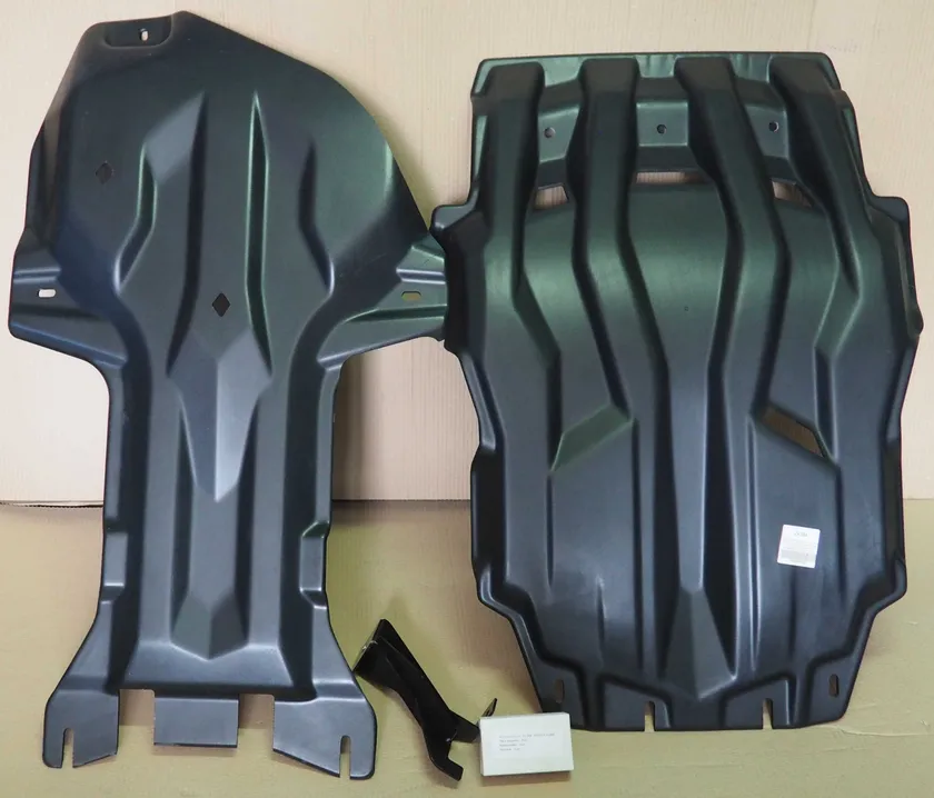 Защита композитная АВС-Дизайн для картера, редуктора и КПП Lexus LX570 2015-2020 (2 части)