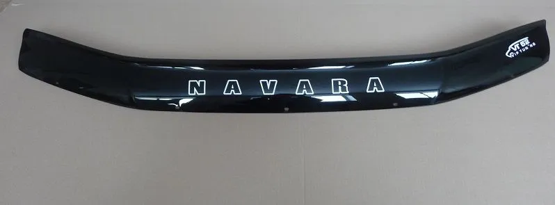 Дефлектор Vip-Tuning для капота Nissan Navara D40 2010-2020