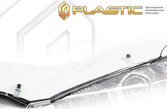 Дефлектор СА Пластик для капота (Classic прозрачный) BMW X5 2007-2012