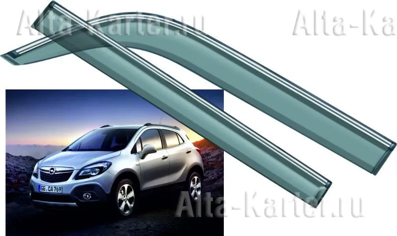 Дефлекторы Noble для окон Opel Mokka 2012-2020