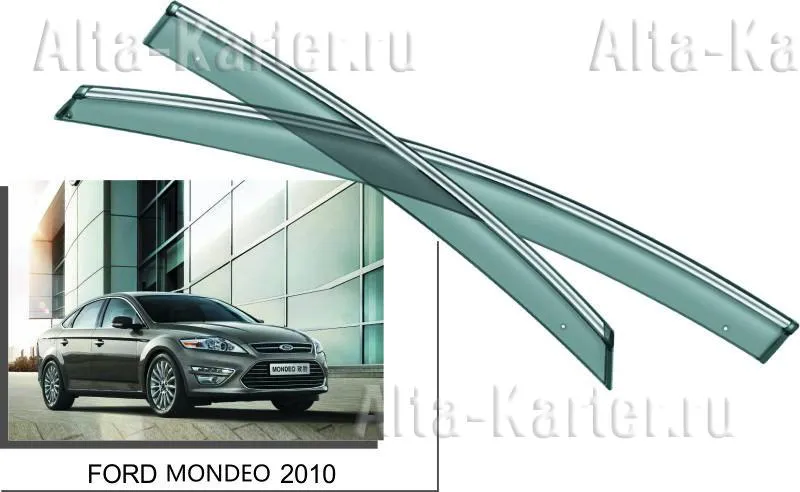 Дефлекторы Noble для окон Ford Mondeo IV 2008-2010