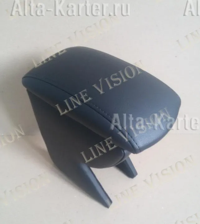 Подлокотник Line-Vision с боксом для Hyundai Accent 2 2000-2020 СЕРЫЙ