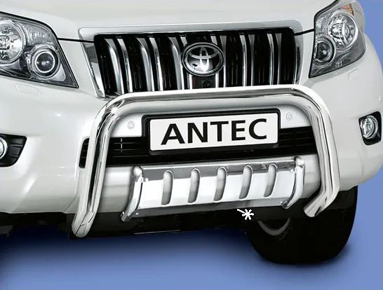 Защита Antec переднего бампера, центральная 42мм для Toyota Land Cruiser Prado 150 2009-2013