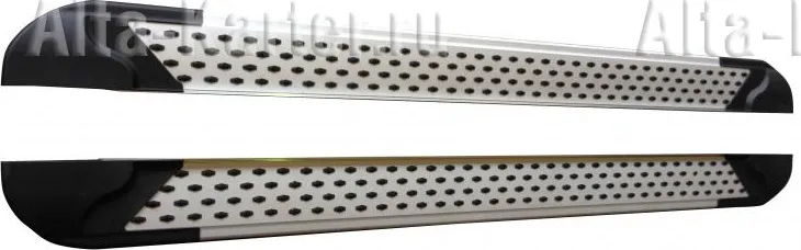 Пороги алюминиевые Baltex серия Almond для Kia Sorento II 2009-2012