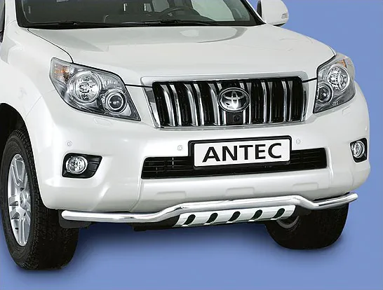 Защита Antec переднего бампера 60мм, труба изогнутая для Toyota Land Cruiser Prado 150 2009-2013