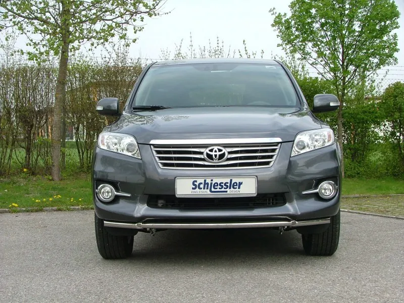 Защита Schiessler переднего бампера (рельефная) для Toyota RAV4 III 2010-2012