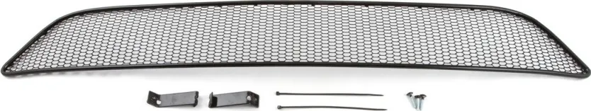 Сетка Arbori на решётку бампера, черная 20 мм (сота) для Infiniti QX60 2014-2020