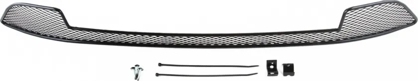 Сетка Arbori на решётку бампера, черная 15 мм для Datsun mi-DO 2015-2020