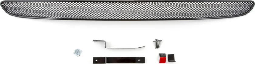 Сетка внешняя Arbori на бампер, черная 10мм для Ford EcoSport 2014-2020