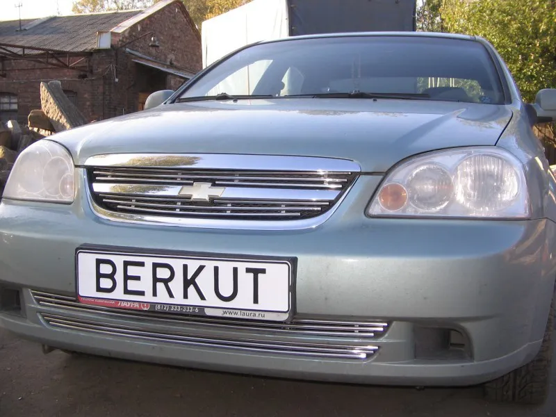 Накладка Berkut на решётку бампера d10 для Chevrolet Lacetti SD 2004-2013