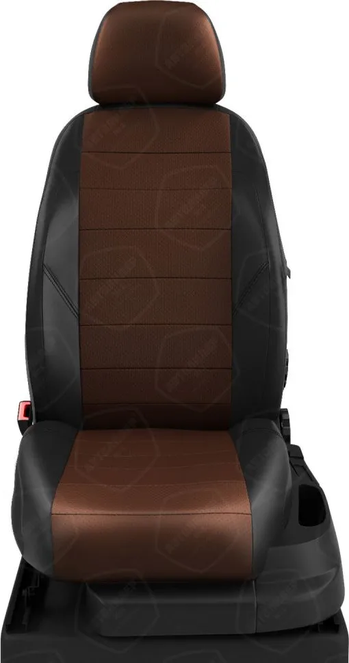 Чехлы Автолидер на сидения для Ford EcoSport II до рестайлинга 2013-2018, цвет Черный/Шоколад