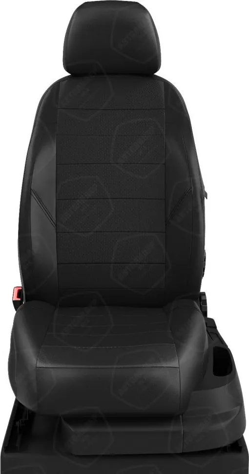 Чехлы Автолидер на сидения для Skoda Rapid лифтбек 2012-2020, цвет Черный