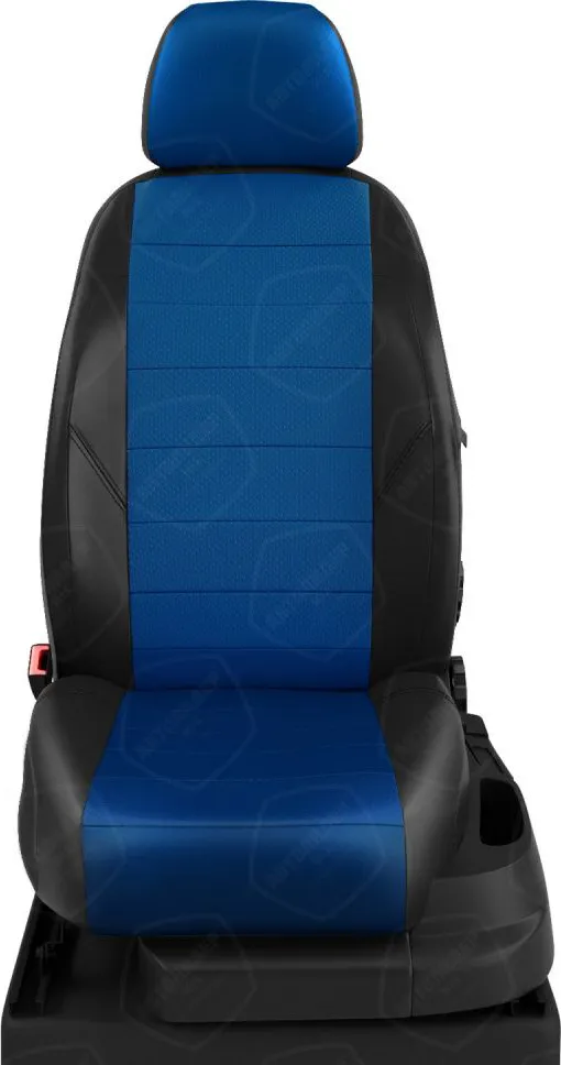 Чехлы Автолидер на сидения для Chevrolet Orlando (7 мест) 2010-2020, цвет Черный/Синий