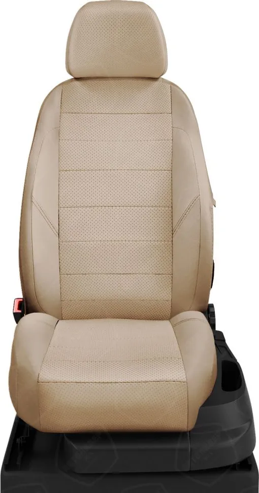 Чехлы Автолидер на сидения для Kia Cerato III седан 2012-2018, цвет Бежевый