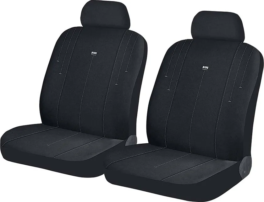 Чехлы универсальные Hadar Rosen Direct облегченные на передние сидения авто, цвет Черный/Серый