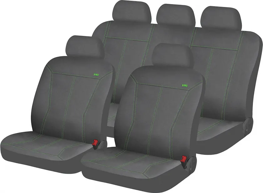 Чехлы универсальные Hadar Rosen Phosphor на сидения авто, цвет Серый/зеленый