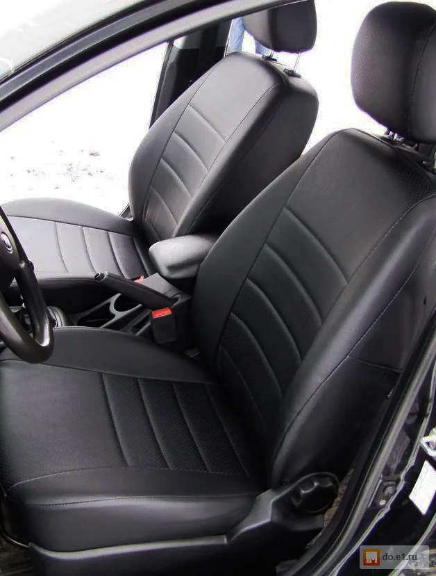 Чехлы Alvi-Style на сидения для Hyundai Elantra V 2011-2014, цвет Черный