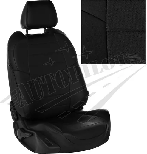 Чехлы Автопилот Аригон на сидения для Lada Largus (5 мест) 40/60 2012-2020, цвет Черный