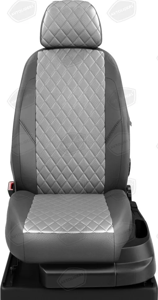 Чехлы Автолидер на сидения для Chery Tiggo Т11 2005-2013, цвет Светло-серый/Темно-серый