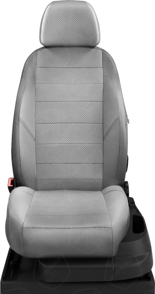 Чехлы Автолидер на сидения для Nissan Terrano 3  2014-2016, цвет Светло-серый