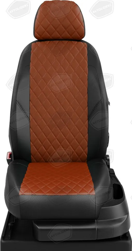 Чехлы Автолидер на сидения для  Nissan Pathfinder R51 2004-2014, цвет Черный/Фокс