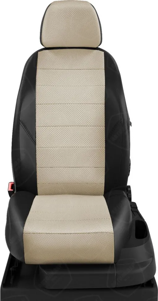 Чехлы Автолидер на сидения для Nissan X-Trail T31 2007-2014, цвет Черный/Кремовый