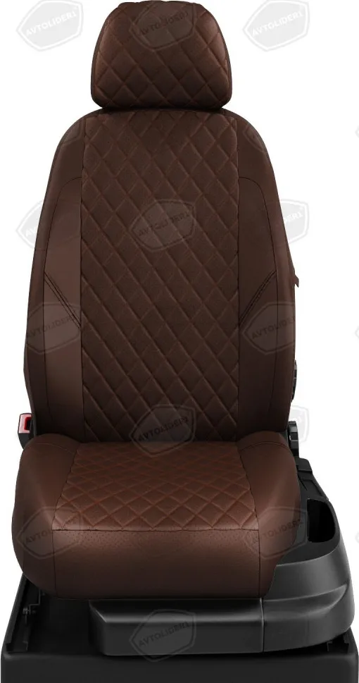 Чехлы Автолидер на сидения для Nissan Almera Classic 2006-2012, цвет Шоколадный