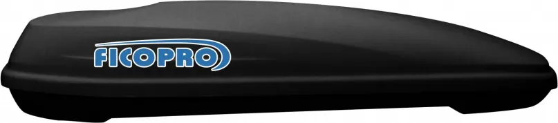 Автомобильный бокс FicoPro черный/черный матовый (390 л, 192х82х37 см)