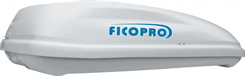 Автомобильный бокс FicoPro белый/белый матовый (400 л, 145х95х45 см)