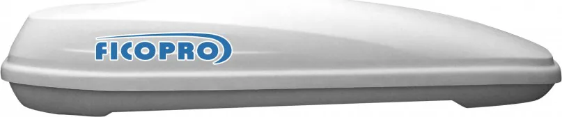 Автомобильный бокс FicoPro белый/белый матовый (390 л, 192х82х37 см)
