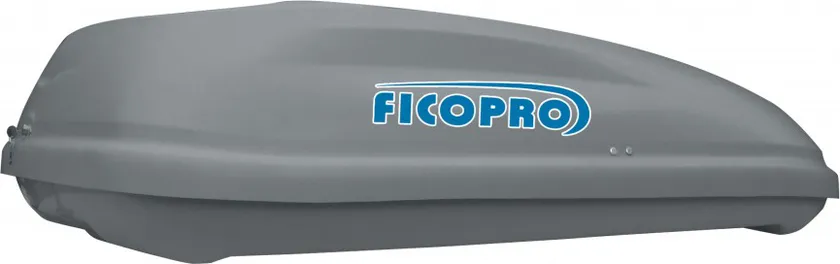Автомобильный бокс FicoPro серый/серый глянцевый (400 л, 145х95х45 см)