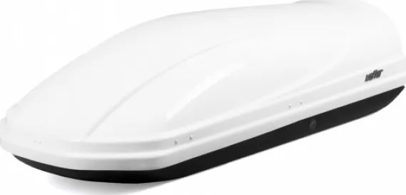 Автомобильный бокс Koffer А-440 белый глянец (184х80х43 см)