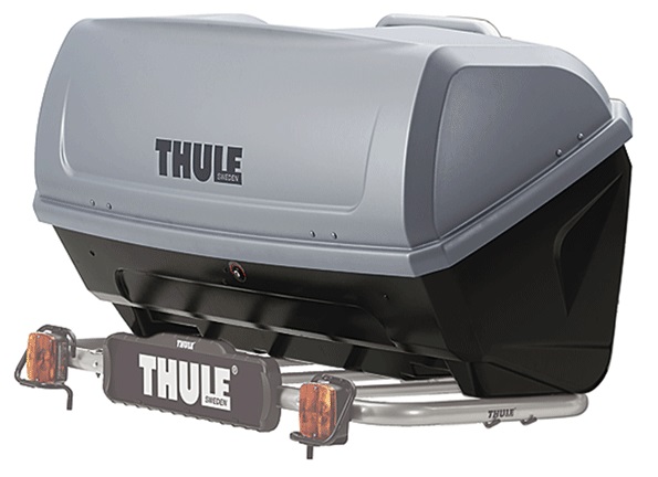 Автомобильный бокс Thule BackUp на 420л для установки на грузовую платформу Thule на фаркопе