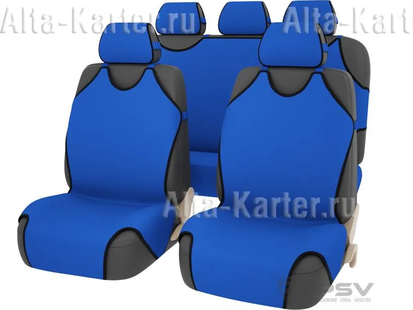 Чехлы-майки универсальные PSV Pacific Plus на сидения, цвет Синий